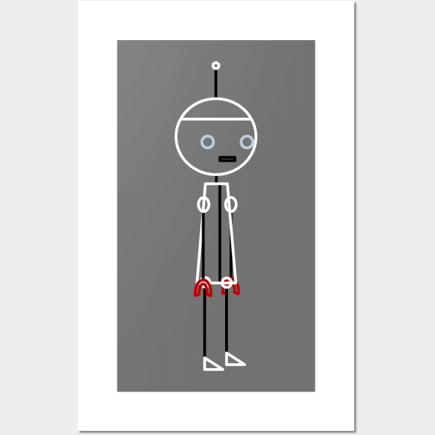 Minimal Line Minsky Wall Art by NoirPineapple